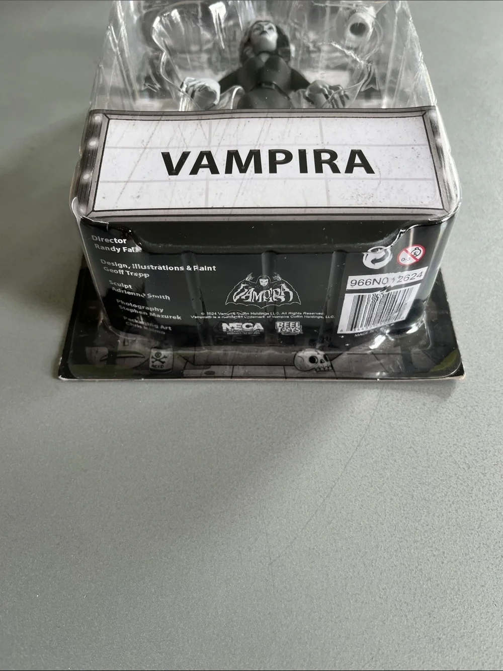 NECA Toony Terrors Vampira Figure - Black & White NIB